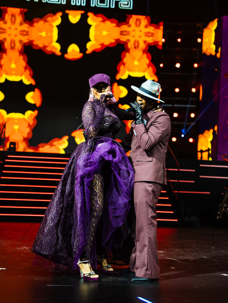 Mahindra Fusion Fest performance by Mafikizolo as the iconic duo performs on stage, captivating the audience with their energetic presence and music during the festival celebration