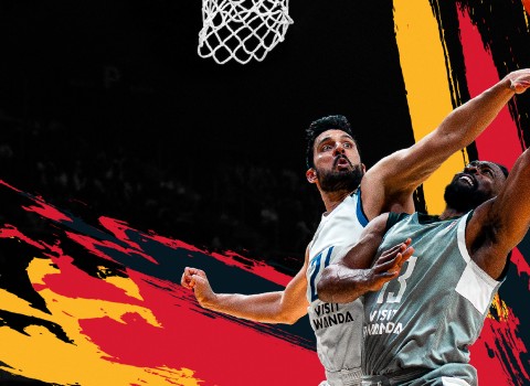 BAL players competing on a professional basketball court during a Basketball Africa League match, showcasing the high level of talent and competitive spirit driving the growth of the league across Africa.