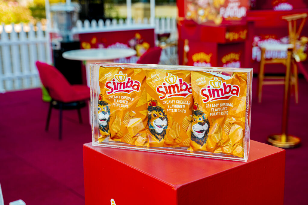 Simba Giant Chip activation at Montecasino showcasing the Thicker Cut potato chip launch experience